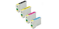 Complete set of 4 Epson T126 Compatible Inkjet Cartridges
